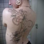 тату лилии на спине - фото пример татуировки от 13072016 1