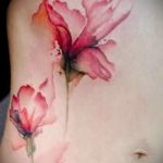 тату лилия акварель - фото пример татуировки от 13072016 1