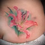 тату лилия королевская - фото пример татуировки от 13072016 2