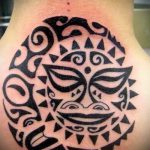 тату полинезия солнце - фото классной готовой татуировки от 14072016 4