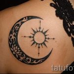 тату солнце и луна - фото классной готовой татуировки от 14072016 3
