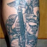 Airborne Special Forces Tätowierung - Foto Beispiel der Tätowierung 1010 tatufoto.ru