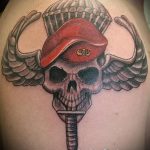 Airborne Special Forces tattoo - Photo example of the tattoo 1013 tatufoto.ru