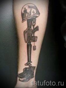 Airborne tattoo Special Forces - Photo exemplaire du tatouage 14027 tatufoto.ru