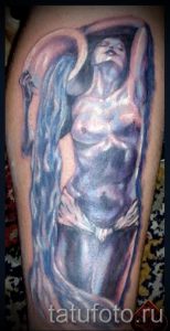 Aquarius tattoos for men - photo - an example of the finished tattoo 01082016 1041 tatufoto.ru