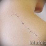 Aries constellation tattoo - photos of the finished tattoo on 02082016 1002 tatufoto.ru