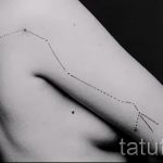 Aries constellation tattoo - photos of the finished tattoo on 02082016 2003 tatufoto.ru