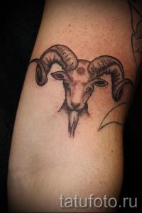 Aries tattoo for girls - a photo of the finished tattoo on 02082016 1014 tatufoto.ru