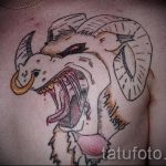 Aries tattoo - photos of the finished tattoo on 02082016 1012 tatufoto.ru