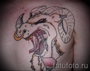 Aries tattoo - photos of the finished tattoo on 02082016 1012 tatufoto.ru