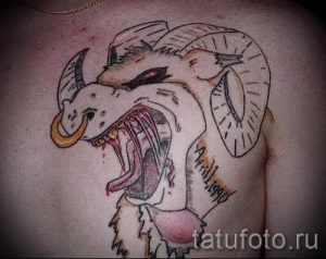 Aries zodiac sign tattoos - photos of the finished tattoo on 02082016 2026 tatufoto.ru