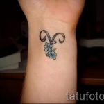 Bélier signe de zodiaque tatouages - photos du tatouage fini sur 02082016 1027 tatufoto.ru