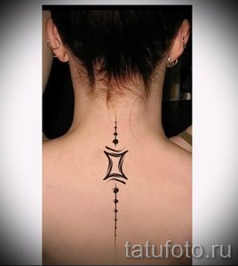 Foto - Tattoo-Zwillinge Konstellation - Option 1010 tatufoto.ru
