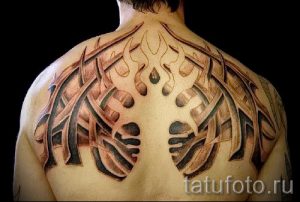 Foto - Tribal Tattoo 3D - ein Beispiel für einen Artikel über die Bedeutung der 1004 tatufoto.ru