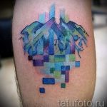 Foto - cool Tattoo auf seinem Kalb - ein Beispiel 1026 tatufoto.ru