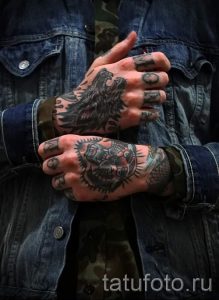 Foto - cool Tätowierung auf der Hand für Männer - ein Beispiel 1013 tatufoto.ru