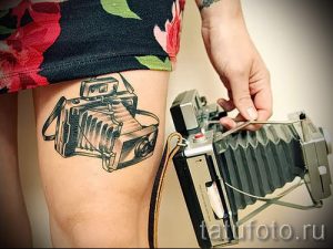 Foto - cool Tätowierung auf ihrem Bein - ein Beispiel 1016 tatufoto.ru