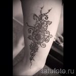 Henna-Muster auf ihrem Bein Foto - Optionen temporäre Henna-Tattoo auf 05082016 1021 tatufoto.ru