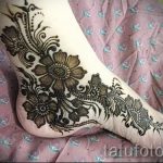 Henna-Muster auf ihrem Bein Photo - Optionen für temporäre Henna-Tattoo auf 05082016 1023 tatufoto.ru