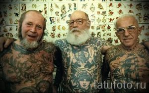 It looks like a tattoo in his old age - an example of a photo 01082016 1