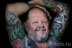 It looks like a tattoo in his old age - an example of a photo 01082016 14