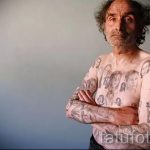 It looks like a tattoo in his old age - an example of a photo 01082016 4