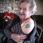 It looks like a tattoo in his old age - an example of a photo 01082016 8