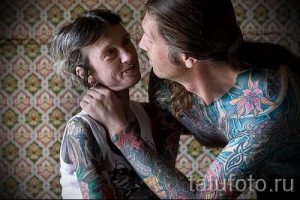 It looks like a tattoo in his old age - an example of a photo 01082016 9