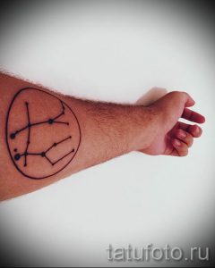 Photo - tattoo Gemini constellation - option 2026 tatufoto.ru