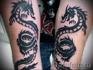 Photo - tattoo Twin Dragons - option 1032 tatufoto.ru