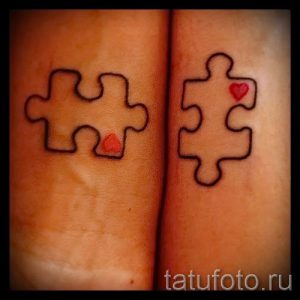 Photo - tattoo on the twins for good luck - an option 1030 tatufoto.ru