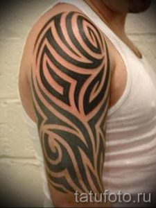 Photo - tribal tattoo sleeve - an example for an article about the importance of 3031 tatufoto.ru