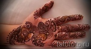 Pictures mehendi on the hands - Photo temporary henna tattoo 1196 tatufoto.ru