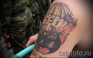 Tattoo Army Airborne - Photo exemplaire du tatouage 1048 tatufoto.ru