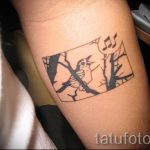 Tattoo-Notizen und Vögel - Fotos des fertigen Tätowierung auf 02082016 2073 tatufoto.ru