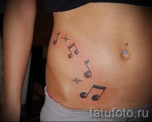 Tätowierung stellt fest, auf dem Bauch - ein Foto des fertigen Tätowierung 02082016 2044 tatufoto.ru