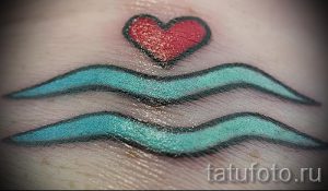 Wassermann Tattoo - Foto - ein Beispiel für die fertigen Tätowierung 01082016 1055 tatufoto.ru