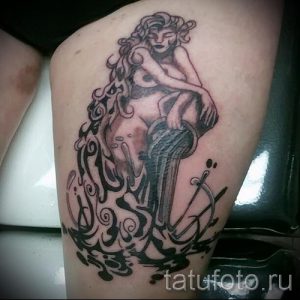 Wassermann Tattoo auf seinem Arm - Foto - ein Beispiel für die fertigen Tätowierung 01082016 2059 tatufoto.ru