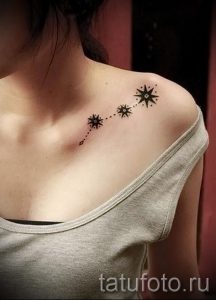 Widder Konstellation Tätowierung - Fotos des fertigen Tätowierung auf 02082016 2045 tatufoto.ru