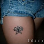 Widder Tattoo für Mädchen - ein Foto des fertigen Tätowierung auf 02082016 3058 tatufoto.ru