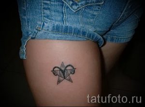 Widder Tattoo für Mädchen - ein Foto des fertigen Tätowierung auf 02082016 3058 tatufoto.ru