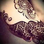 Zeichnungen Henna auf dem Fuß Licht - Variationen über eine temporäre Henna-Tattoo 05082016 1110 tatufoto.ru