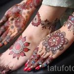 beautiful mehendi on her leg - options for temporary henna tattoo on 05082016 1001 tatufoto.ru