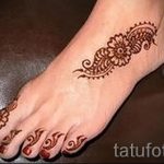 dessins au henné sur la lumière du pied - variations sur un tatouage au henné temporaire 05082016 2008 tatufoto.ru