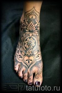 henna on the foot figures - variations on a temporary henna tattoo 05082016 2018 tatufoto.ru