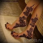 henné sur les chiffres du pied - variations sur un tatouage au henné temporaire 05082016 2026 tatufoto.ru