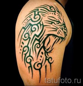 images - lion tatouage tribal - un exemple pour un article sur l'importance de 1013 tatufoto.ru