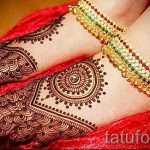 mehendi Muster auf dem Bein - Optionen für temporäre Henna-Tattoo auf 05082016 2069 tatufoto.ru