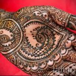 mehendi Muster auf der Hand - eine temporäre Henna-Tattoo Foto 13083 tatufoto.ru