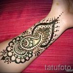 mehendi Tätowierung auf seinem Arm Foto - Foto von temporäre Henna-Tattoo 1186 tatufoto.ru